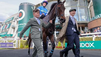 Aintree winner disqualified and jockey banned for 28 days after going four strikes over whip limit