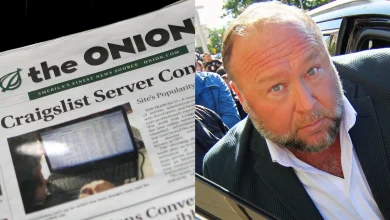 Alex Jones Has Shirtless Meltdown as the Onion Prepares to Relaunch Infowars