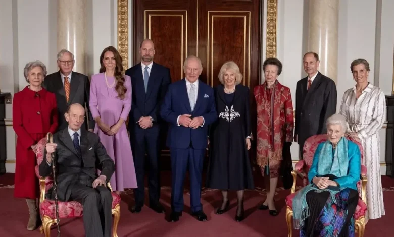 All 11 working royals are pictured in rare photo to mark Queen Elizabeth II's centenary – but who's who?