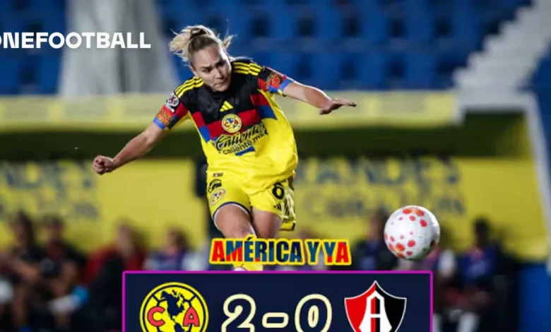 América Femenil 2-0 Atlas – Llegó la quinta victoria consecutiva
