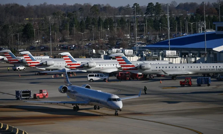 American Airlines pilot forced to "slam on the brakes" to avoid colliding with truck at Charlotte airport