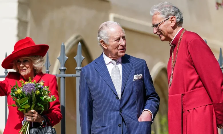 Andrew and his family absent as British royals attend Easter service