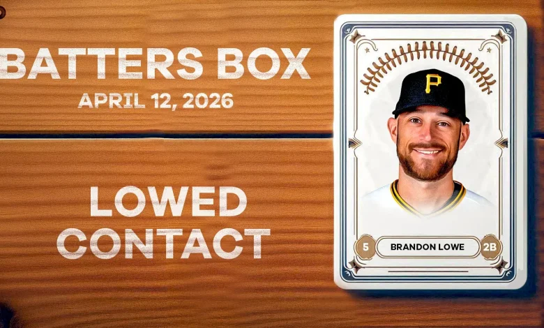 Another Two-HR Day for Brandon Lowe – Fantasy Hitting Recap 4/13/2026