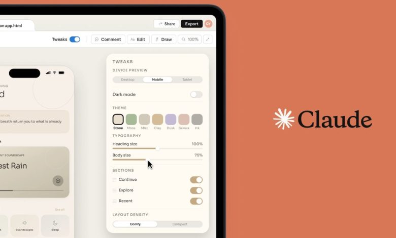 Anthropic launches Claude Design following Opus 4.7 model upgrade