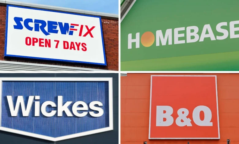 Are DIY shops B&Q, Wickes, Homebase and Screwfix open on Easter weekend?