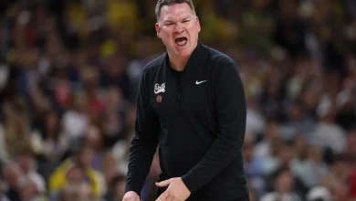 Arizona coach Tommy Lloyd praises Michigan after Final Four blowout
