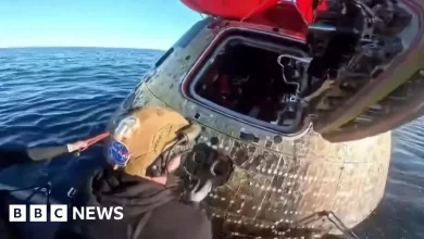 Artemis II: New video shows moment Orion capsule is opened at sea