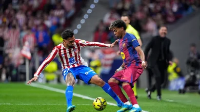 Así ha sido la expulsión de Nico González en el Atlético - Barcelona