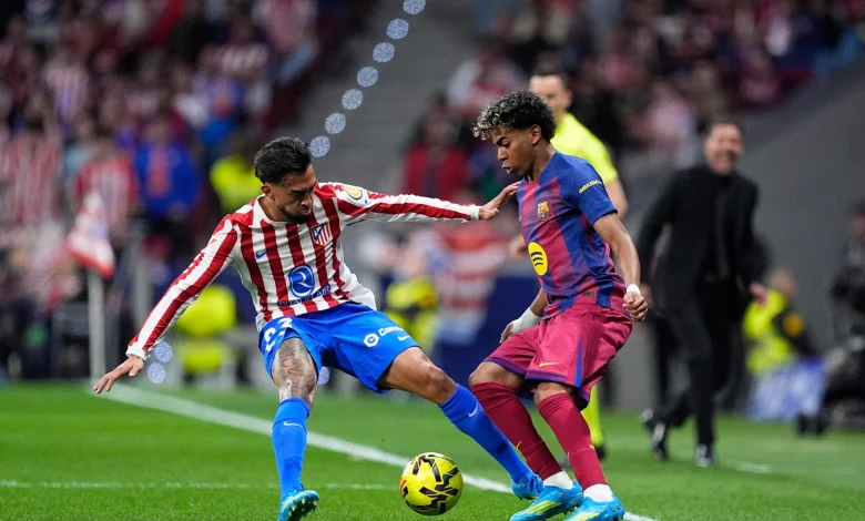 Así ha sido la expulsión de Nico González en el Atlético - Barcelona