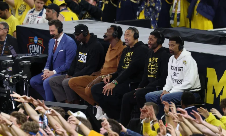 At Final Four, Michigan Fab Five celebrates ‘a great night,’ for the Wolverines, friendship