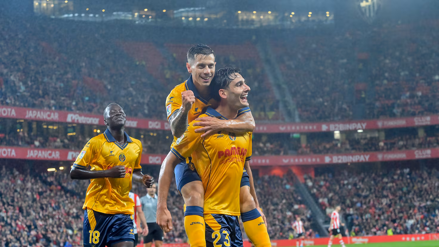 Athletic 1-2 Villarreal: resumen, goles y resultado
