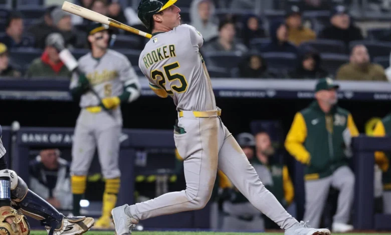 Athletics Place Brent Rooker On Injured List
