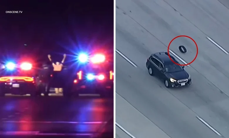 Attempted murder suspect arrested after leading CHP on hourslong chase across several Southern California counties