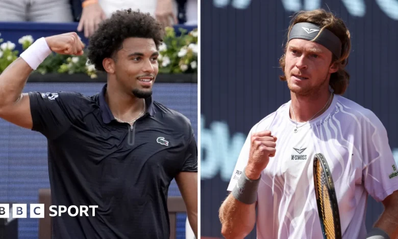 Barcelona Open: Arthur Fils & Andrey Rublev win to reach final