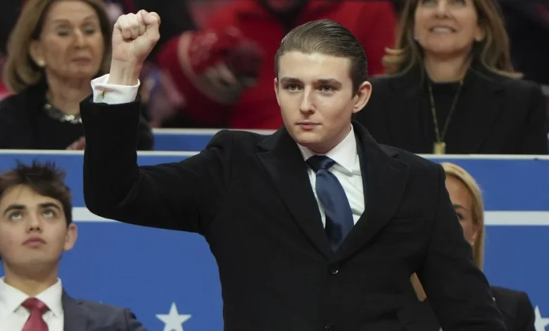 Barron Trump gets in on the family grift