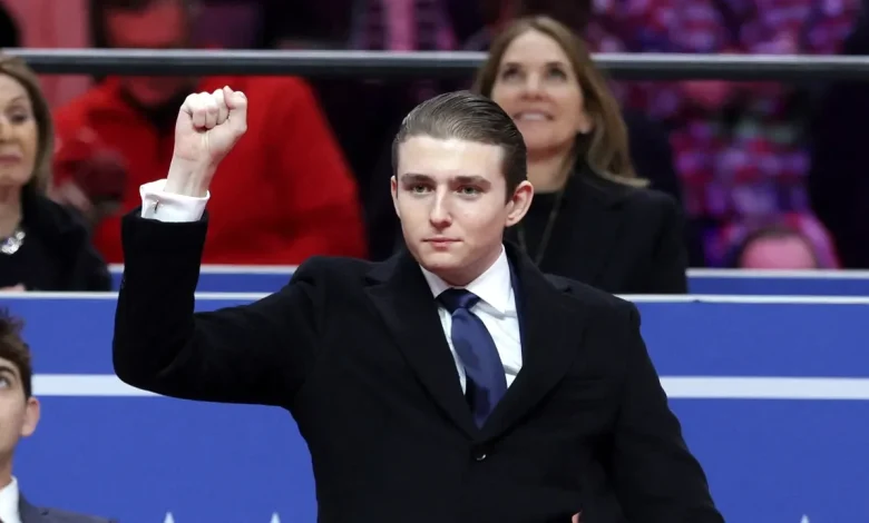 Barron Trump’s beverage brand unveils first flavors ahead of launch