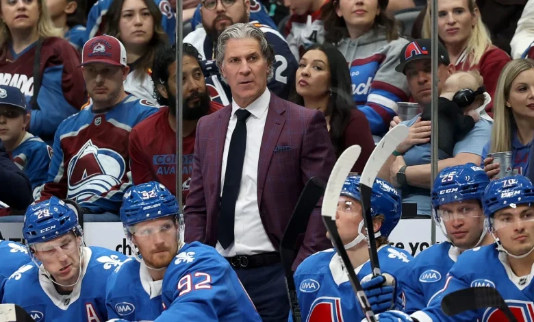 Bednar won’t coach Avalanche next 2 games after being hit by puck