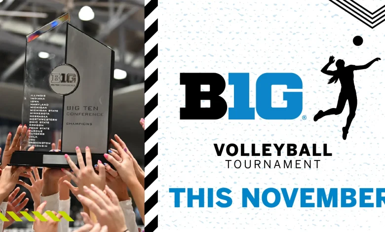 Big Ten Volleyball Tournament to Debut in November 2026