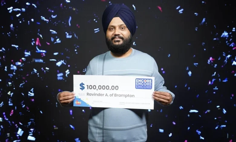 Big winner: Brampton banker matches Encore numbers for $100,000, eyeing adventures abroad