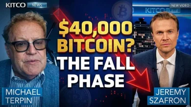 Bitcoin enters ‘fall phase’ with $40K–$55K downside as gold leads debasement trade, Terpin says