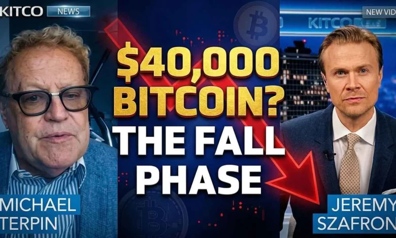Bitcoin enters ‘fall phase’ with $40K–$55K downside as gold leads debasement trade, Terpin says