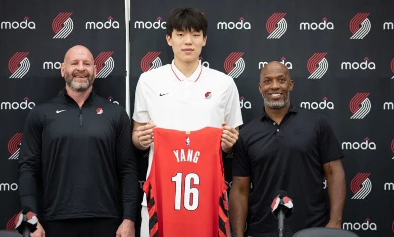 Blazers Fined, Assistant GMs Suspended for Illegal Contact with Yang Hansen Before NBA Draft
