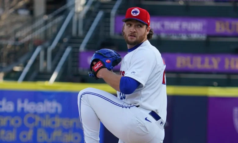 Blue Jays' Yesavage can't escape third inning in latest triple-A rehab start