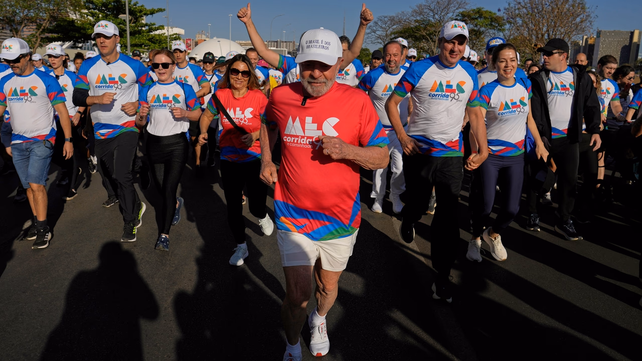 Brazil's 80-year-old Lula hits the treadmill to ease voter concerns about age