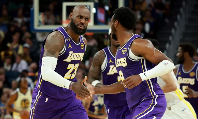Bronny James sets up father LeBron in Lakers win