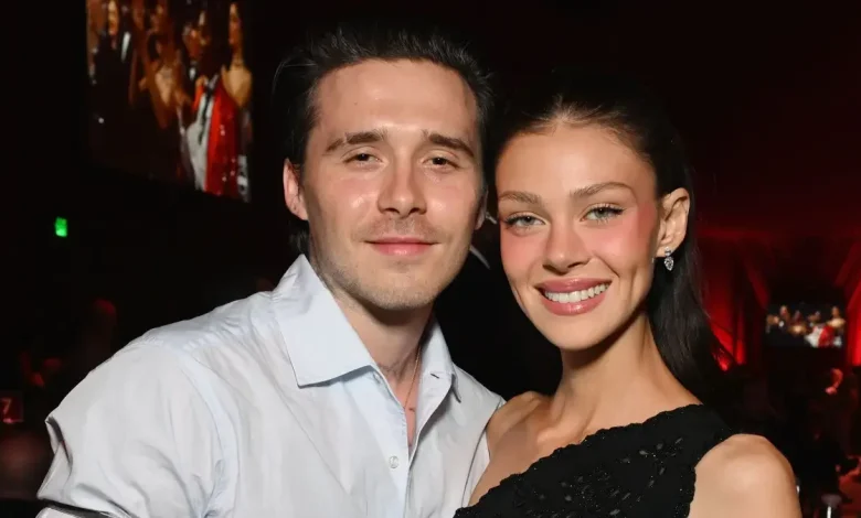 Brooklyn Beckham's heartfelt surprise for wife Nicola Peltz as they put up 'strong' front