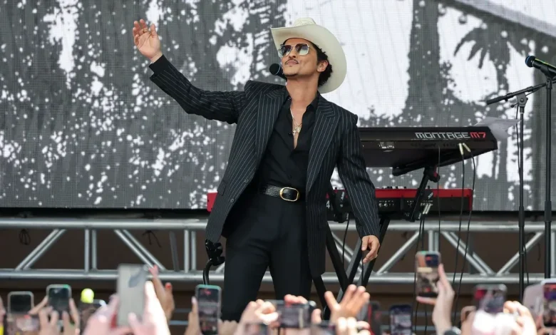 Bruno Mars unlocks the ultimate feel good show at tour opener