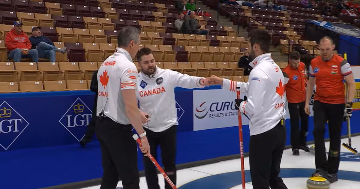 Canada’s Dunstone bounces back with pair of wins at men’s world championship