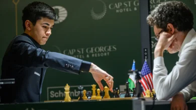 Candidates R4: Sindarov stuns Caruana in clash of co-leaders, climbs to world number six
