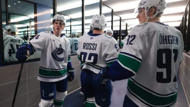 Canucks’ Rossi, Buium, Öhgren come full circle with return to Minnesota after Hughes trade