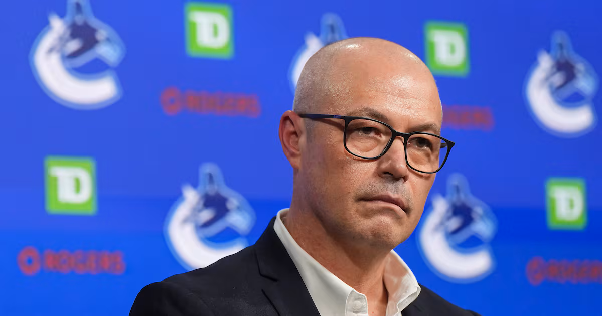 Canucks fire GM Allvin after finishing last in NHL this season