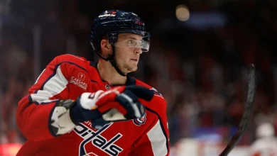 Capitals’ Aliaksei Protas to ‘miss a little bit of time’ with upper-body injury