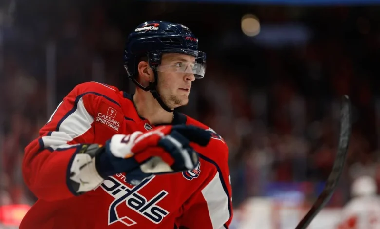 Capitals’ Aliaksei Protas to ‘miss a little bit of time’ with upper-body injury