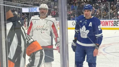 Caps beat Leafs 4-0 as Logan Thompson closes out a shutout for once