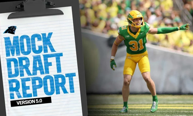 Carolina Panthers 2026 Mock Draft Report, version 5.0