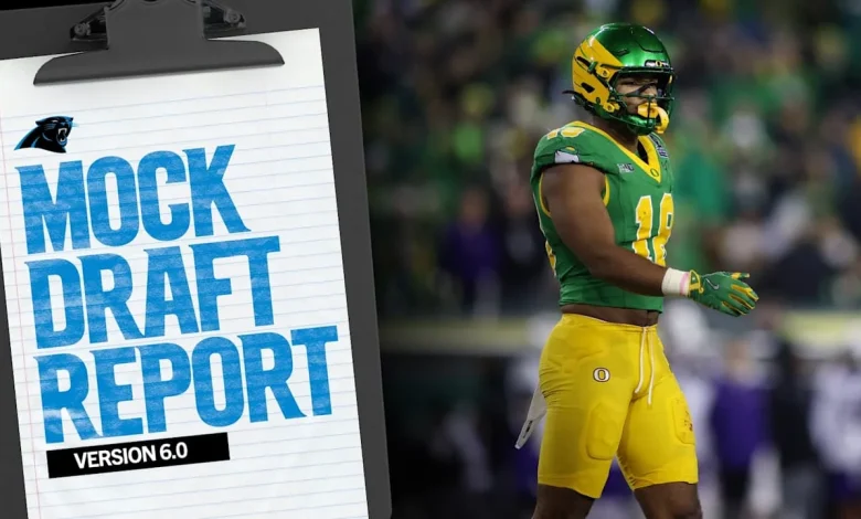 Carolina Panthers 2026 Mock Draft Report, version 6.0 