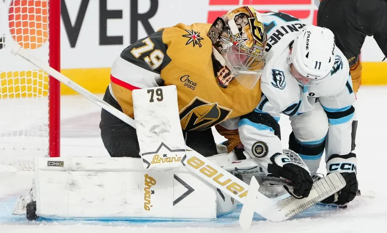 Carter Hart Proves He Deserves Net For Golden Knights After Huge Win Over Utah