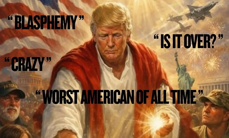 Celebrities speak out against Donald Trump’s AI image of himself as Jesus