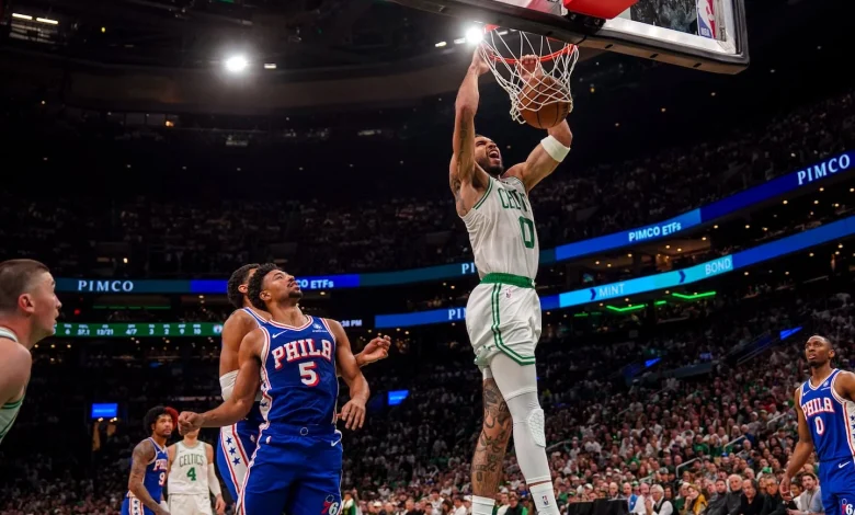 Celtics 123, 76ers 91: Boston demolishes Philly in Game 1