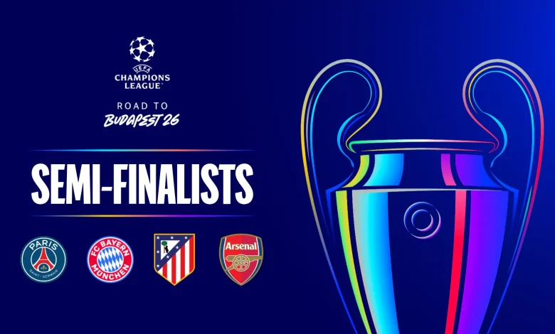 Champions League semi-final ties and dates confirmed