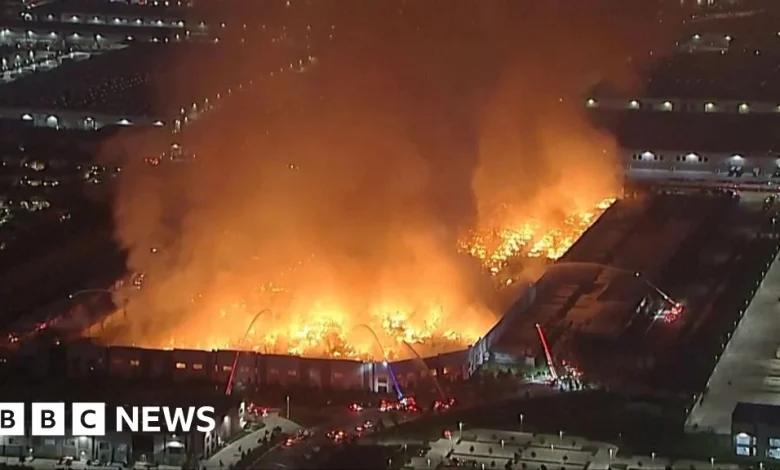 Charges filed after fire destroys toilet paper warehouse