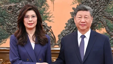 China's Xi talks peace with Taiwan's opposition leader even as Beijing raises military pressure