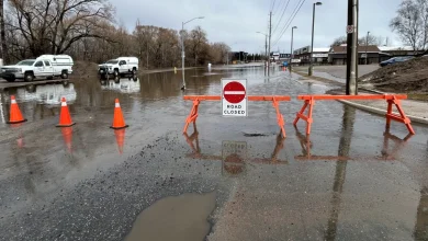 Chippewa Creek flooding closes major city roadway, fills homeowner basements
