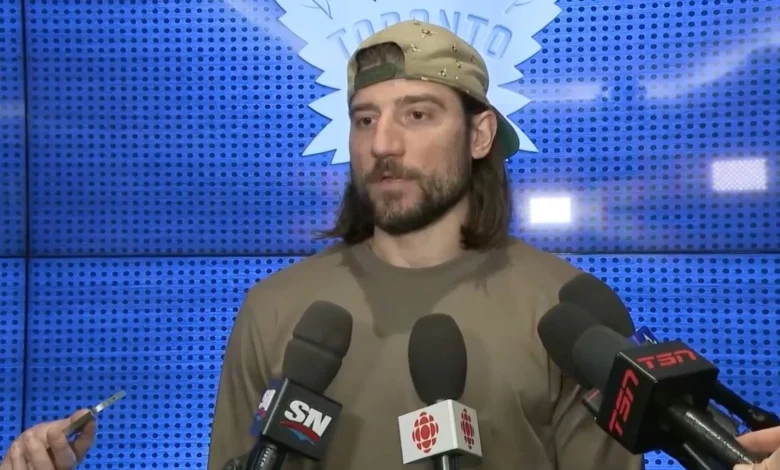 Chris Tanev on his injury-plagued 2025-26 season with the Leafs: "I'm disappointed in how I was only able to play 11 games and let a lot of people down"