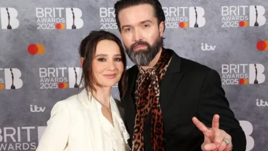 Claire Cooper on marriage to Emmett J Scanlan: ‘People just hand me their phone to take a picture of them and him together’