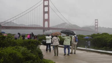 Cold Front Brings Bay Area Rain, Sierra Nevada Snow